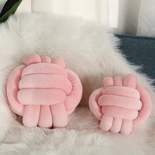 Coussin nœud Changeability Ball, coussin de sol décoration de coussin de jetable pour la maison