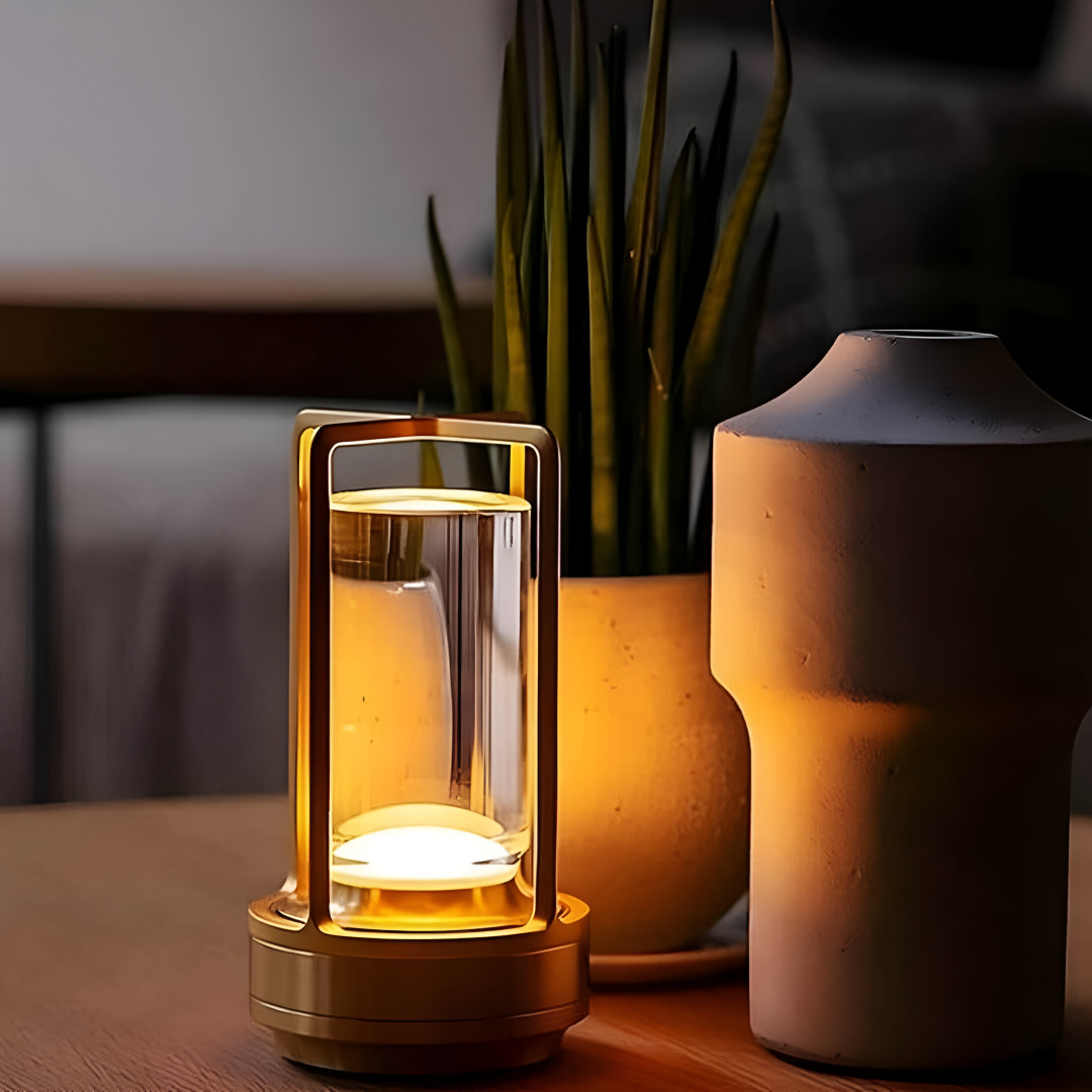 Floroux - Lampe de table Étanche et portable Éclairée avec style