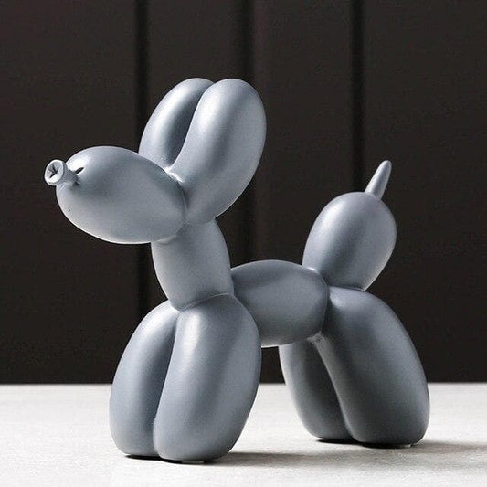 Chien ballon sculpture – résine artisanale – liquidation