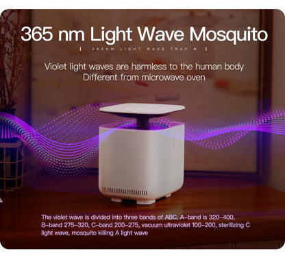 Lampadaire anti-moustiques Floroux LED | Efficace contre les insectes | Silencieux et sûr