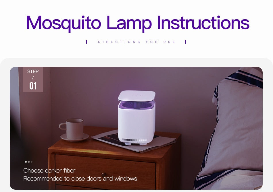 Lampadaire anti-moustiques Floroux LED | Efficace contre les insectes | Silencieux et sûr
