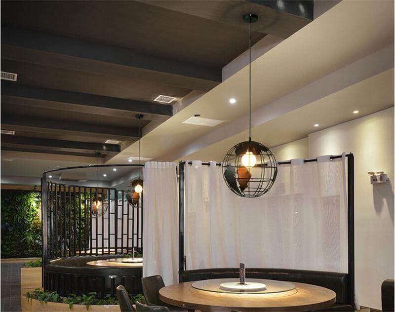 Floroux Globe Rétro Lampe