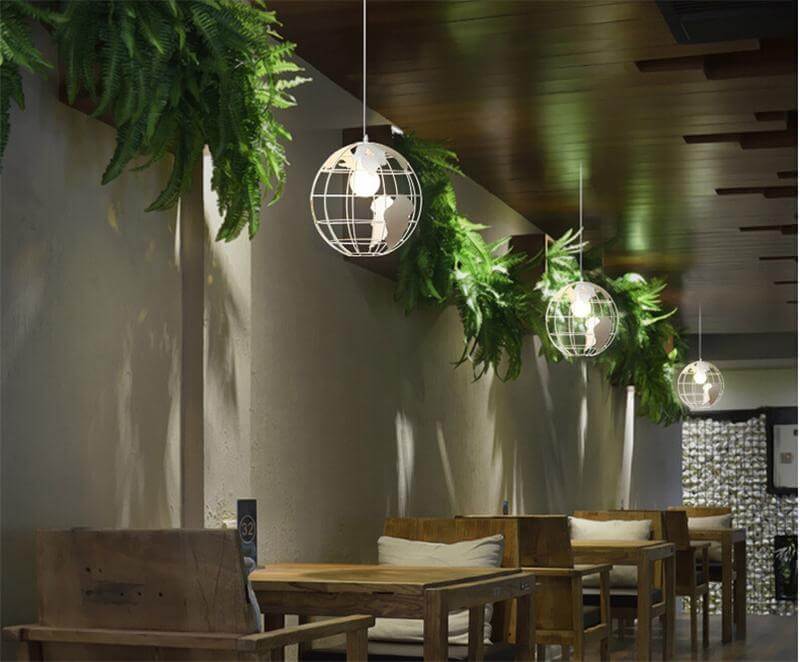 Floroux Globe Rétro Lampe