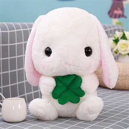 Floroux - Lapin câlin moelleux pour enfants et bébés