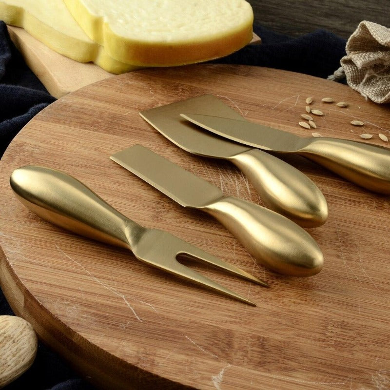 Floroux Cheese Knife Set | High-Quality Stainless Steel Cheese Knives | Perfect for Cheese Lovers & Dinner Parties