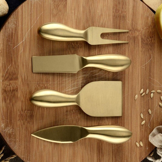 Floroux Cheese Knife Set | High-Quality Stainless Steel Cheese Knives | Perfect for Cheese Lovers & Dinner Parties