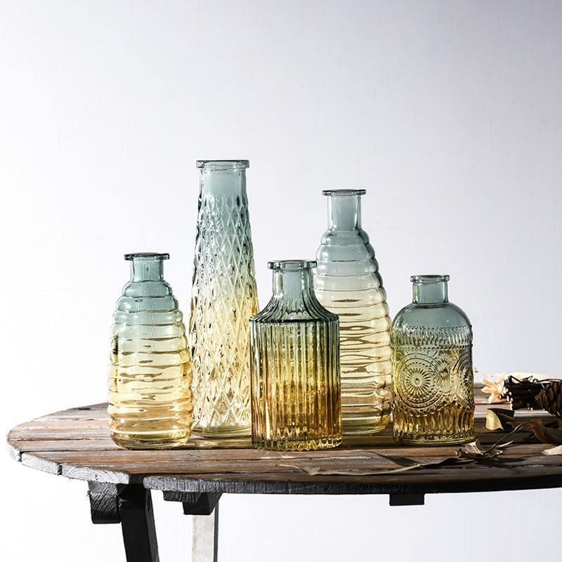 Floroux Gradient Glass Vases | Modern Design | Stylish Home Accessories