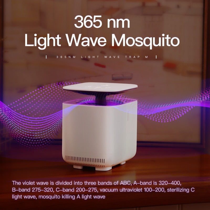 Lampadaire anti-moustiques Floroux LED | Efficace contre les insectes | Silencieux et sûr