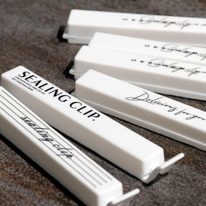 Floroux Decorative Bag Clips | Set of 10 Pieces | Practical Storage & Elegant Kitchen Organization