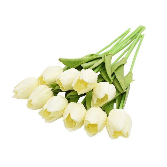Faux tulipes artificielles 10 pièces