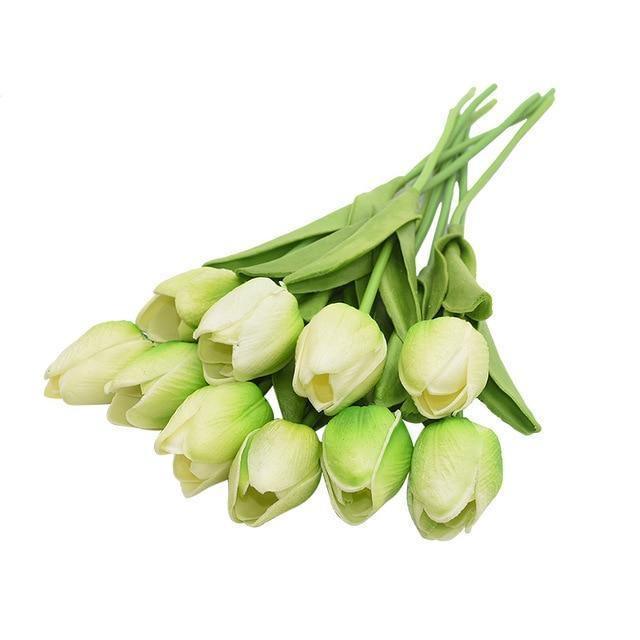 Faux tulipes artificielles 10 pièces