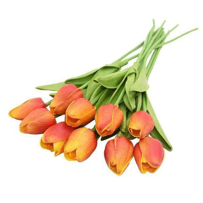 Faux tulipes artificielles 10 pièces