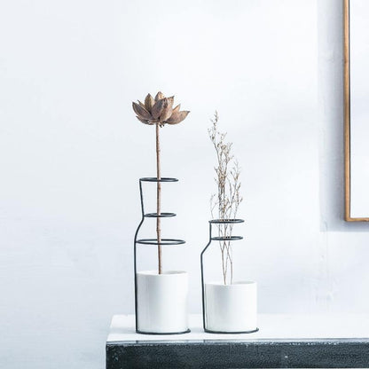 Floroux Design Vase à fleurs | Fait main | Design moderne | Décoration pour la maison