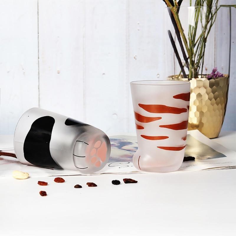 Floroux Design Pattes de Chat Verres | Jolis Verres à Boire pour la Maison | Décoration & Fonction