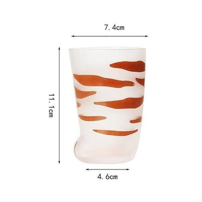 Floroux Design Pattes de Chat Verres | Jolis Verres à Boire pour la Maison | Décoration & Fonction