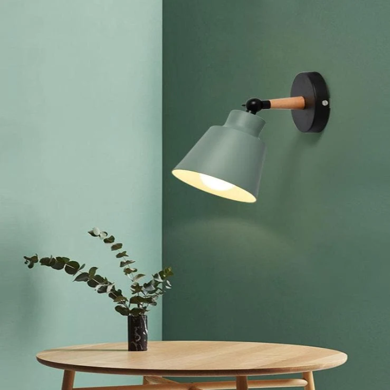 Floroux Shine Applique Murale en Bois | Design Moderne | Lampe Murale Décorative pour Salon et Chambre