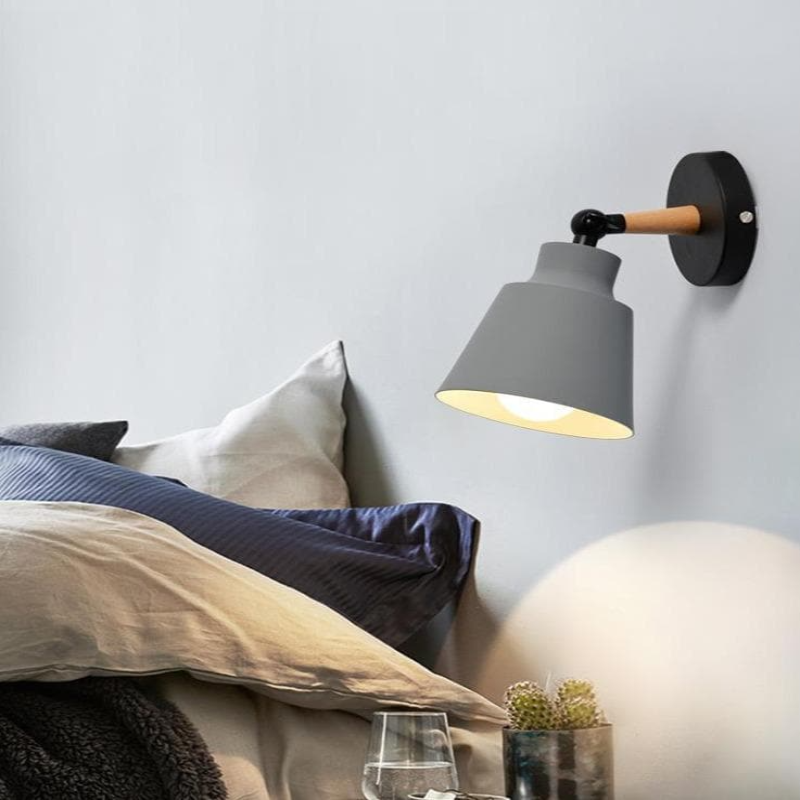 Floroux Shine Applique Murale en Bois | Design Moderne | Lampe Murale Décorative pour Salon et Chambre