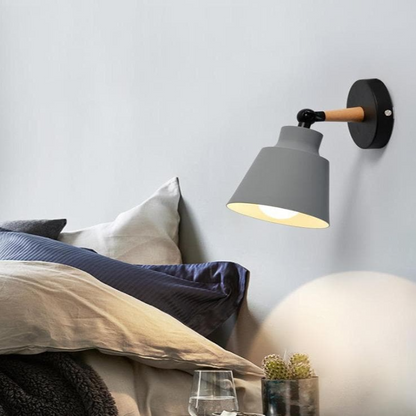 Floroux Shine Applique Murale en Bois | Design Moderne | Lampe Murale Décorative pour Salon et Chambre