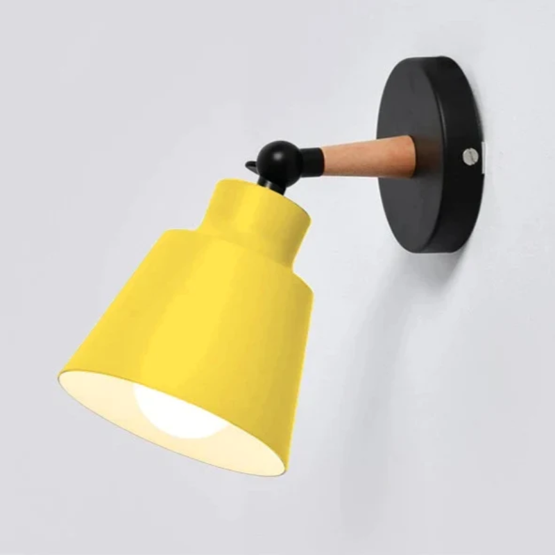 Floroux Shine Applique Murale en Bois | Design Moderne | Lampe Murale Décorative pour Salon et Chambre