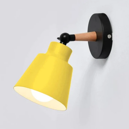 Floroux Shine Applique Murale en Bois | Design Moderne | Lampe Murale Décorative pour Salon et Chambre