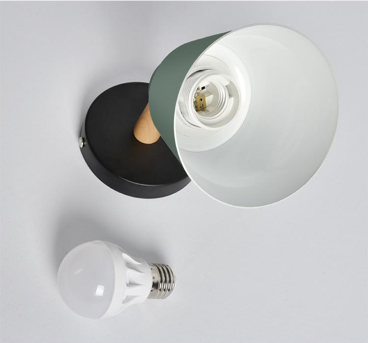 Floroux Shine Applique Murale en Bois | Design Moderne | Lampe Murale Décorative pour Salon et Chambre