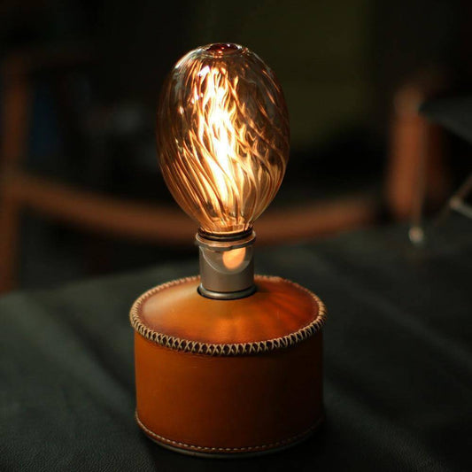 Floroux Lampe de camping en verre pour extérieur