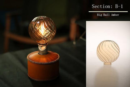 Floroux Lampe de camping en verre pour extérieur