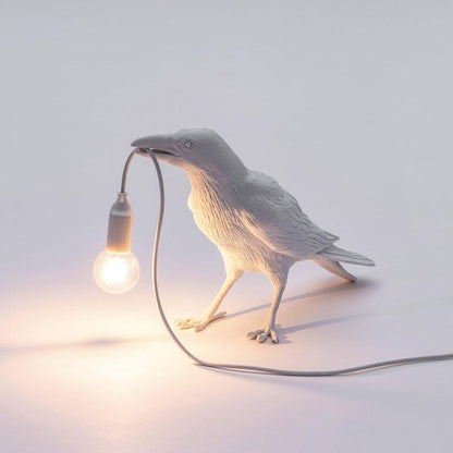Floroux Oiseau Lampe | Design Mystique | Lampe Décorative Unique pour la Maison