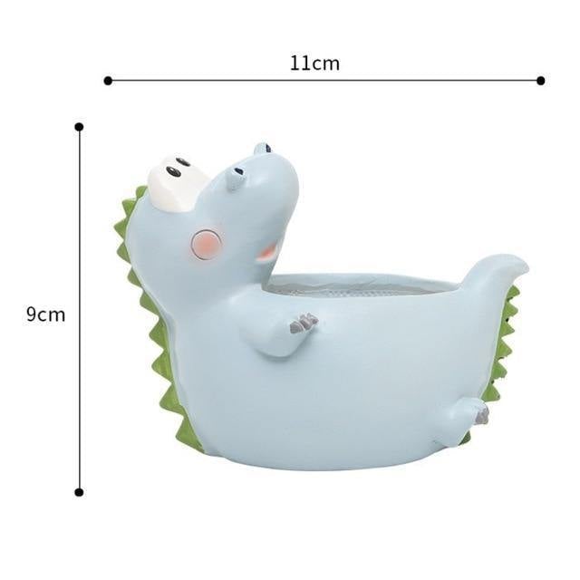 Floroux figurine animale pot de succulentes | Formes d'animaux amusantes | Décoration pour la maison