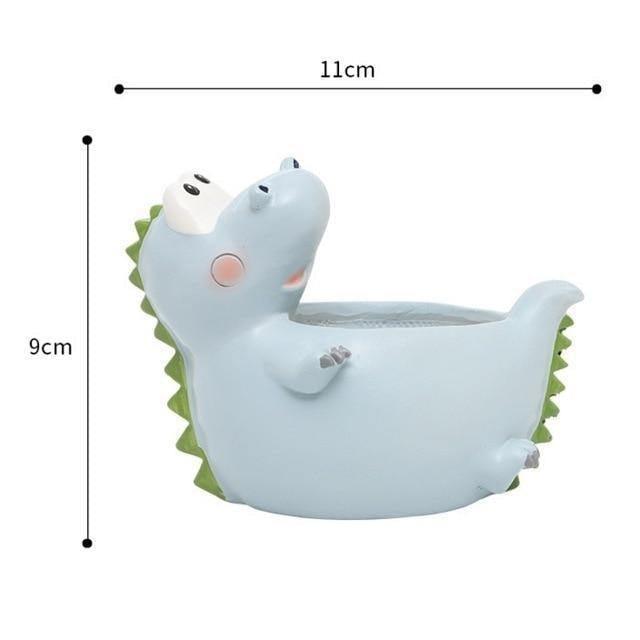 Floroux figurine animale pot de succulentes | Formes d'animaux amusantes | Décoration pour la maison