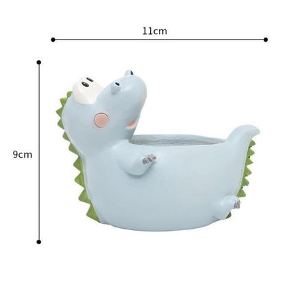 Floroux figurine animale pot de succulentes | Formes d'animaux amusantes | Décoration pour la maison