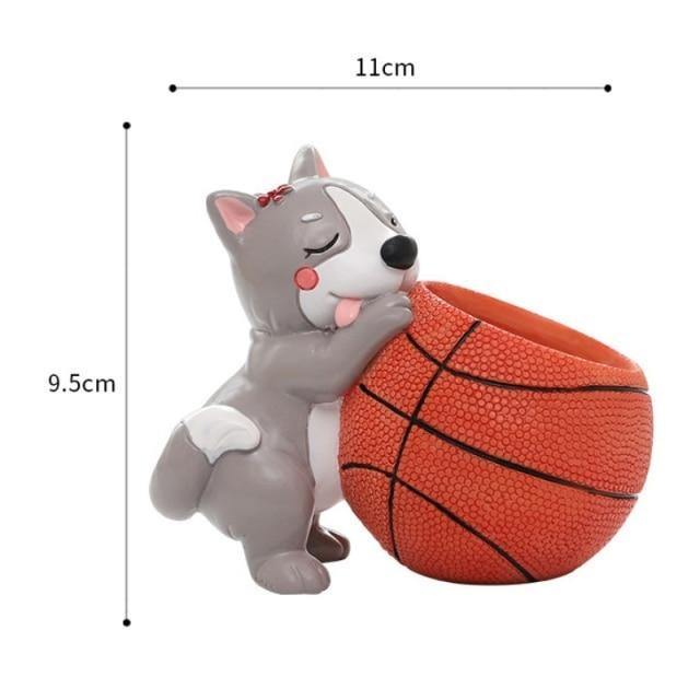 Floroux Aktiv Chien Pot de Fleurs | Accessoire déco élégant | Parfait pour les succulentes