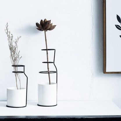Floroux Design Vase à fleurs | Fait main | Design moderne | Décoration pour la maison