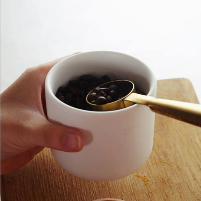 Floroux ceramic storage boxes with bamboo lid | Elegant storage | Perfect for kitchen and bathroom | Available in white and black