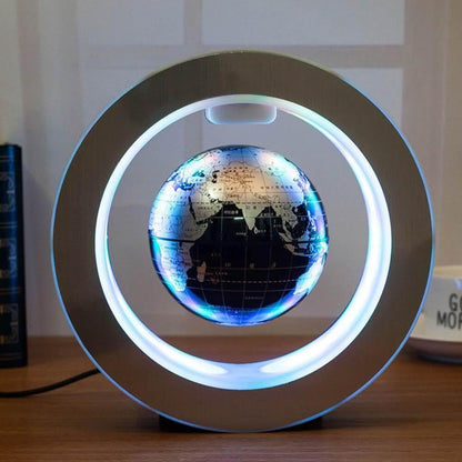 Floroux Globe Flottant LED Monde Lampe à Lévitations Magnétiques