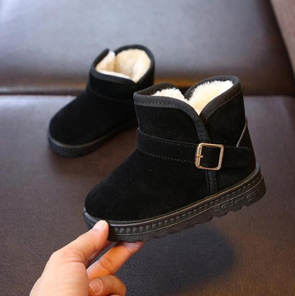 Bottes d'hiver chaudes en polaire pour enfants