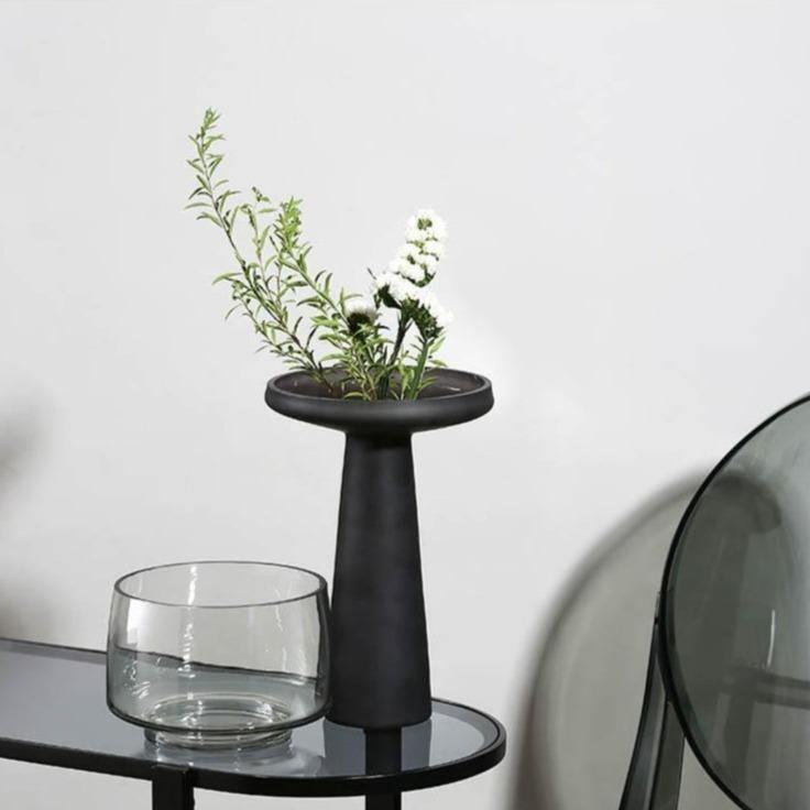Floroux glass container with frosted glass | Mouth blown | Modern elegance | Versatile colors and shapes