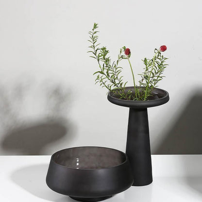 Floroux glass container with frosted glass | Mouth blown | Modern elegance | Versatile colors and shapes