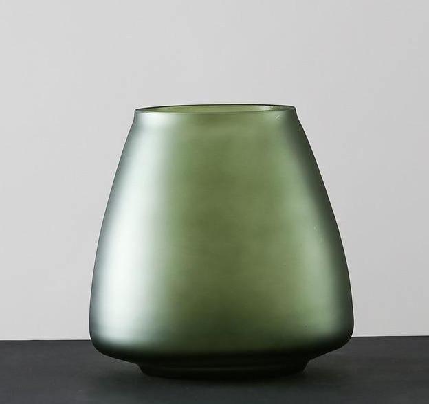 Floroux glass container with frosted glass | Mouth blown | Modern elegance | Versatile colors and shapes