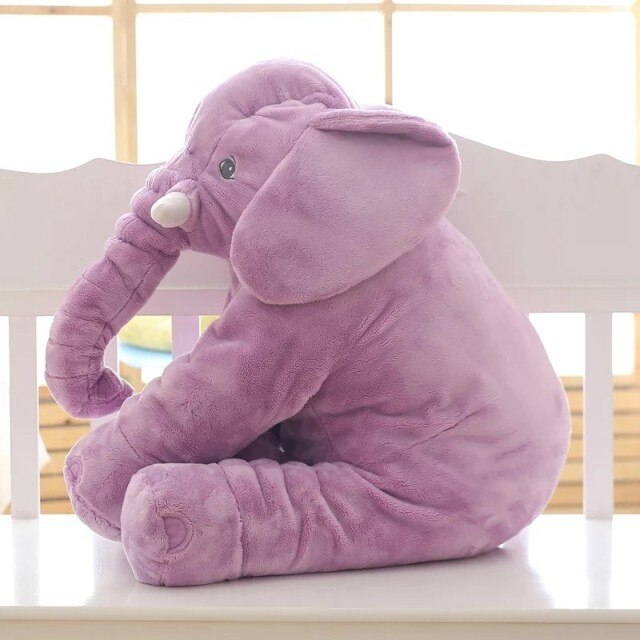 Floroux - Coussin Éléphant Douillet pour un Confort de Sommeil Parfait !