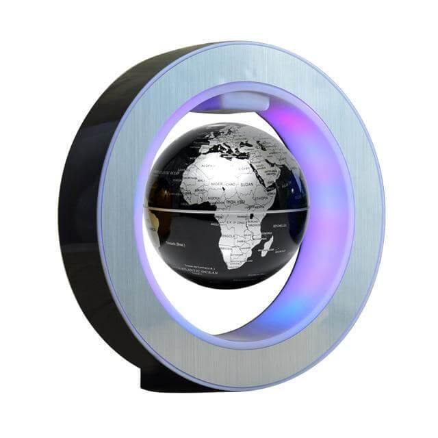 Floroux Globe Flottant LED Monde Lampe à Lévitations Magnétiques