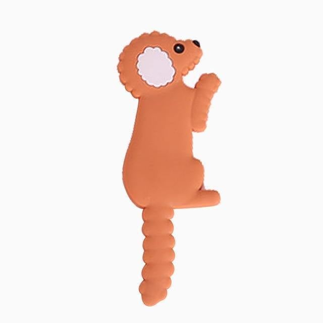 Floroux adhesive hooks in animal design | Versatile hooks for wall and refrigerator | Practical and decorative