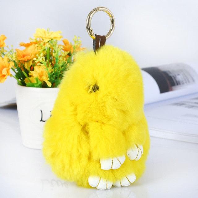 Floroux - Porte-clés en peluche ludique en forme de mignon lapin