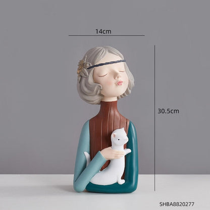 Floroux Fille Figurine Figurine