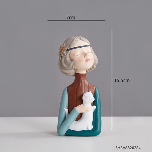 Floroux Fille Figurine Figurine