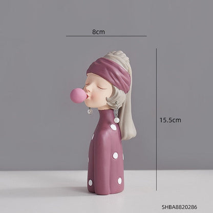 Floroux Fille Figurine Figurine