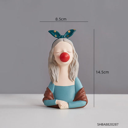 Floroux Fille Figurine Figurine