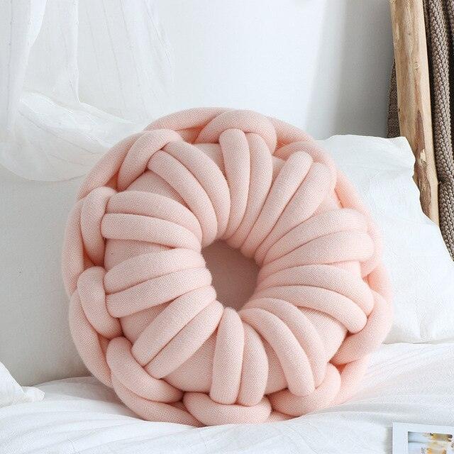 Floroux Beignet Cushion | Soft Donut Cushion | Comfortable Seat Cushion & Decorative Accent