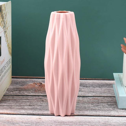Floroux Geometric Flower Vase | Narrow Vase | Modern Design | Home & Office Decoration