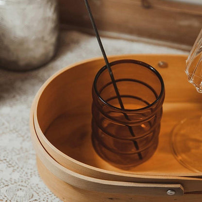 Floroux Colored Drinking Glasses | Handmade | Unique Design | Perfect for a Stylish Beverage Presentation